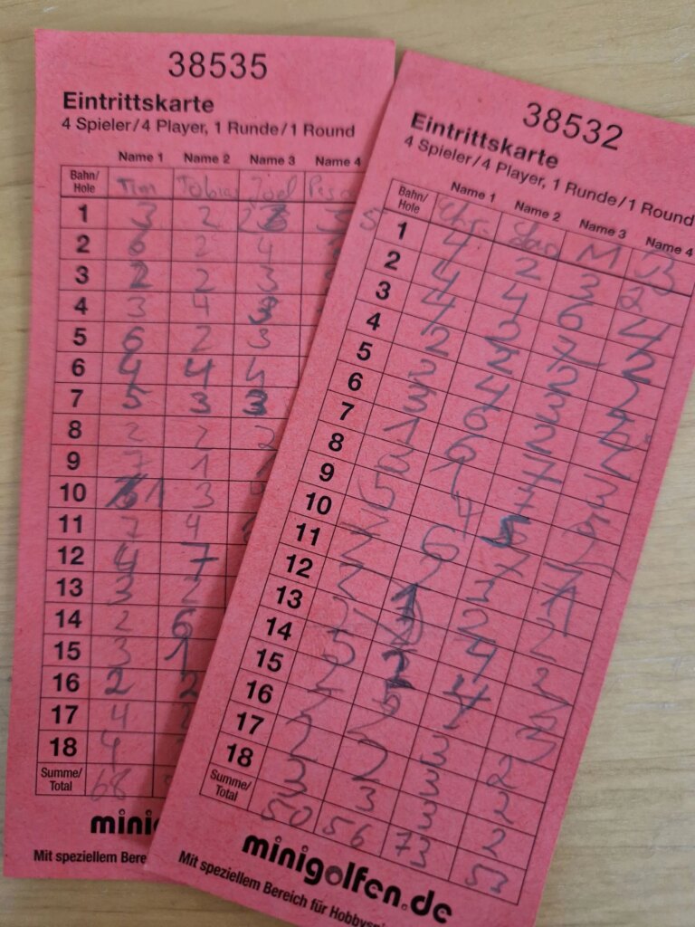 Minigolf statt Schach