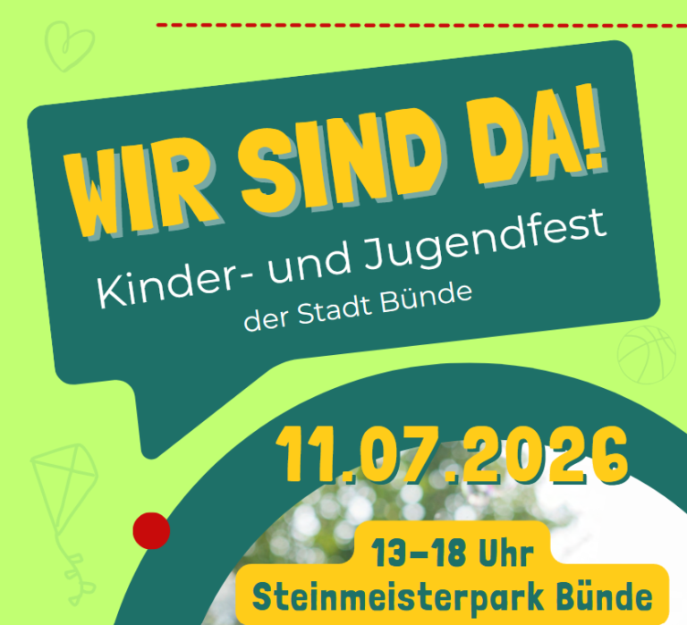 Ferienspiele und „Wir sind da-Fest“ der Stadt Bünde