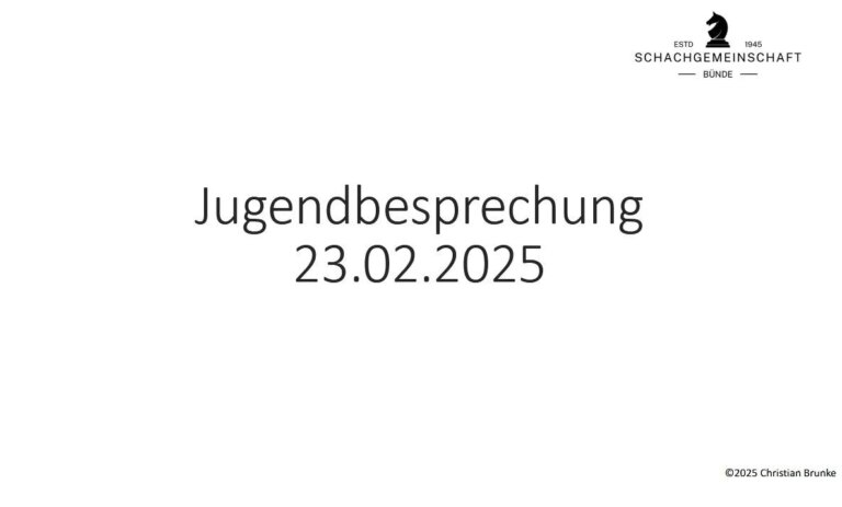Jugendbesprechung