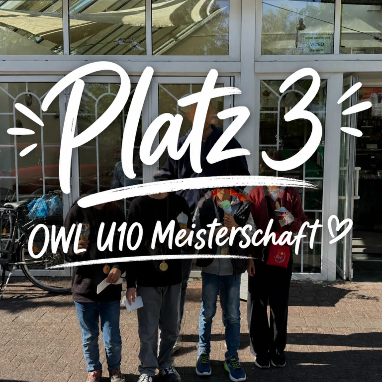 OWL-U10-Meisterschaft: Platz 3 für Bünde